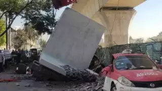 En el accidente en las obras del Tren Interurbano México-Toluca no se reportaron lesionados
