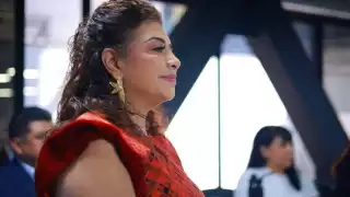 Clara Brugada se hizo acompañar de Omar García Harfuch y Ernestina Godoy