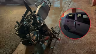 Motociclistas chocan contra automóvil en el barrio de Guadalupe; hay dos lesionados