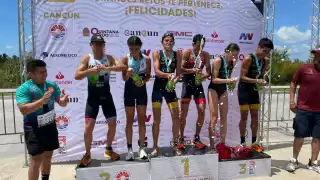 El triatleta Ruiz Valenzuela fue el primero en cruzar el marco de meta de la categoría Elite Varonil