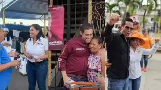 Mayuli Martínez Simón no dejó de promover las propuestas de Xóchitl Gálvez.

