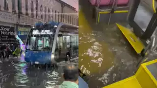 TikTok estalla con videos de Mérida y sus calles inundadas: hasta los camiones del Va y Ven se convirtieron en “lanchas”