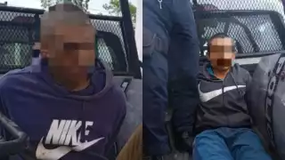 Los hombres fueron detenidos para su procedimiento correspondiente