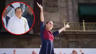 “Todo mi reconocimiento”: Díaz Mena respalda a Claudia Sheinbaum y acude al festejo por los siete años de la 4T