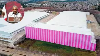 Andrés Manuel López Obrador aseguró que la gran farmacia de Huehuetoca contará con todos los medicamentos que requiera el sector Salud