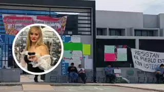 continúa protesta de policías en Campeche