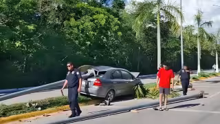 Dos accidentes en menos de 12 horas dejan cinco lesionados en la avenida Costera de Campeche