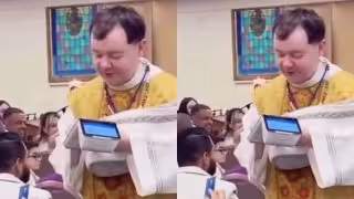 Padre se hace viral en redes sociales por pedir limosna con terminal bancaria: VIDEO