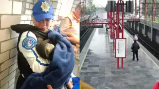 La joven dio a luz a una niña, por lo que fue trasladada a un hospital