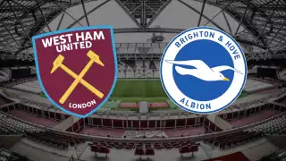 Los 'Seagulls' son octavos en la tabla con 30 puntos (ocho victorias, seis empates y cinco derrotas), mientras que West Ham es sexto con 33 puntos (10, tres y seis)