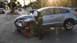 Paramédicos del Sistema de Atención Médica de Urgencias auxiliaron al lesionado