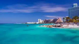 Así luce playa Caracol