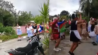 El video de la comparsa se hizo viral en redes sociales