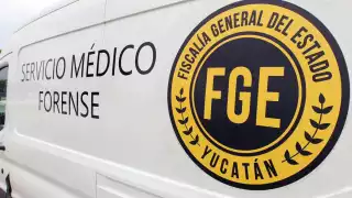 La zona quedó acordonada por los Policías Municipales de Motul