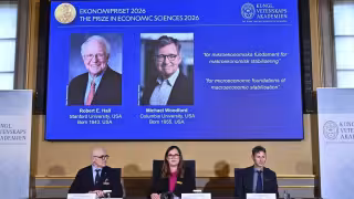 Nobel de Economía 2026 a Robert Hall y Michael Woodford por sus aportes a la política económica