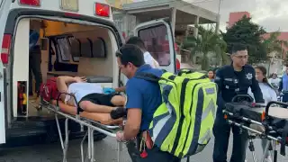 Los heridos fueron auxiliados por paramédicos