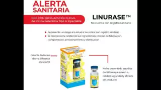 Cofepris emitió una advertencia sobre la circulación y venta no autorizada de Linurase, pues no posee el registro sanitario requerido