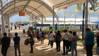 Puerto Juárez es el principal punto de embarque para IM.