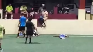 El joven fue llevado al hospital IMSS-Bienestar Janell Romero Aguilar