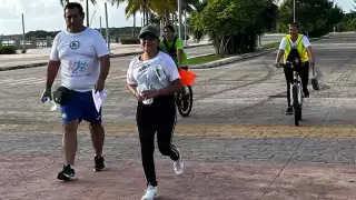 La carrera fue de 5 y 3 kilómetros