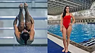 La multimedallista mexicana Paola Espinosa anunció su retiro a sus 35 años de edad. Foto: Especial