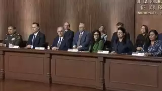 Se llevó a cabo ceremonia del 107 aniversario de la Constitución de 1917 con la ausencia del presidente Andrés Manuel López Obrador y la ministra Nora Piña