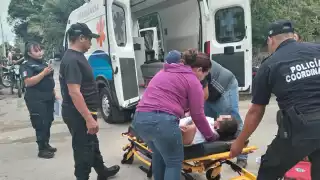 Ambas motos involucradas en el choque presentaron daños materiales de consideración