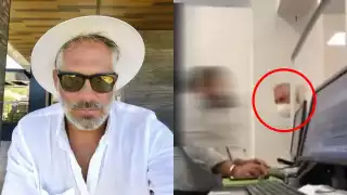 Arath de la Torre armó un escándalo en el aeropuerto de Cancún