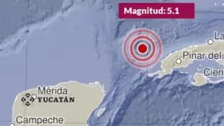 Sismo de magnitud 5.1 se registra frente a Cuba; descartan riesgo de tsunami ni afectaciones en Yucatán
