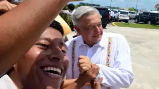 El Presidente López Obrador se dejó consentir por los ciudadanos