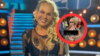 Niurka no dejó nada a la imaginación de la prensa. Foto: Especial