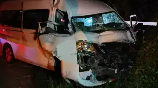 El aparatoso accidente solo dejó daños materiales