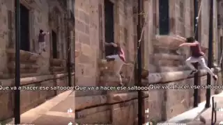 El joven cayó cuando hacía parkour, dañando el Palacio de Gobierno de Guadalajara