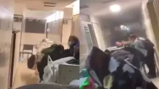 El Huracán Otis destruyó las ventanas del IMSS de Acapulco