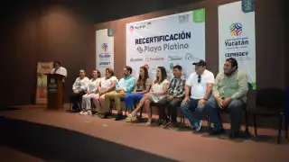 La directora del Imeec, Viviana González Camargo, indicó que las playas yucatecas tienen una excelente calidad y sustentabilidad