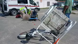 Motociclista arrolla a maestro jubilado y huye en Escárcega