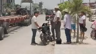 Los afectados llegaron a un acuerdo en el lugar del accidente