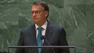En el marco de la Asamblea General de la ONU, el presidente de Brasil, Jair Bolsonaro, defendió el tratamiento precoz contra COVID-19 y expresó su inconformidad sobre la oposición de muchos países y la prensa