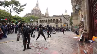 Marcha por el agua en Guadalajara deja 10 detenidos y 24 personas atendidas tras disturbios