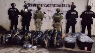 Operativo en Mazatlán: aseguran miles de productos con marihuana, cigarrillos y cartuchos