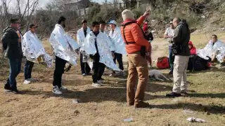 Los migrantes fueron trasladaron al albergue Casa del Migrante Frontera Digna.