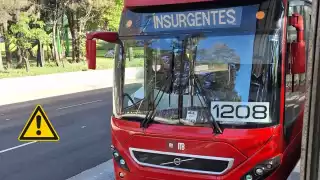 Metrobús acaba con la vida de un peatón, cerca de estación Hamburgo, en CDMX