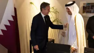 En Jordania, representantes de 6 países árabes le dijeronal secretario de Estado de EU, Antony Blinken, que es inaceptable justificar el actuar de Israel en la Franja de Gaza