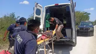 La familia escuchó que el hombre roncaba diferente y entraron a verlo pero ya estaba colgado