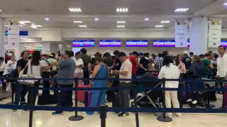 Desde el Aeropuerto Internacional de la Ciudad de México (AICM) y el Aeropuerto Internacional Felipe Ángeles (AIFA) hay 12 vuelos demorados hacia Cancún