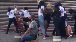 Las mujeres fueron violentadas durante una marcha en Irapuato