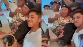 Indignación en redes por video de toro al que aparentan darle cerveza en Temax