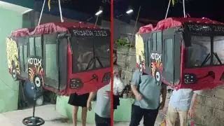 Campechanos parten piñata en forma de “Ko’ox” durante posada