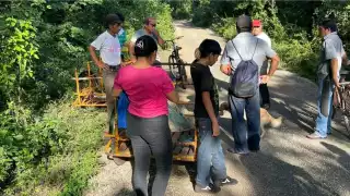 El camino es muy peligroso, por lo que pedimos que alguien atienda nuestras gestiones, mencionó la pobladora
