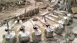 Este megalaboratorio fue hallado en una zona de la sierra de Sonora